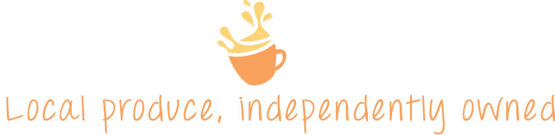 We are an independent coffee shop who use local produce